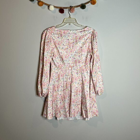 NWT To My Lovers floral cut out mini dress - Picture 7 of 7